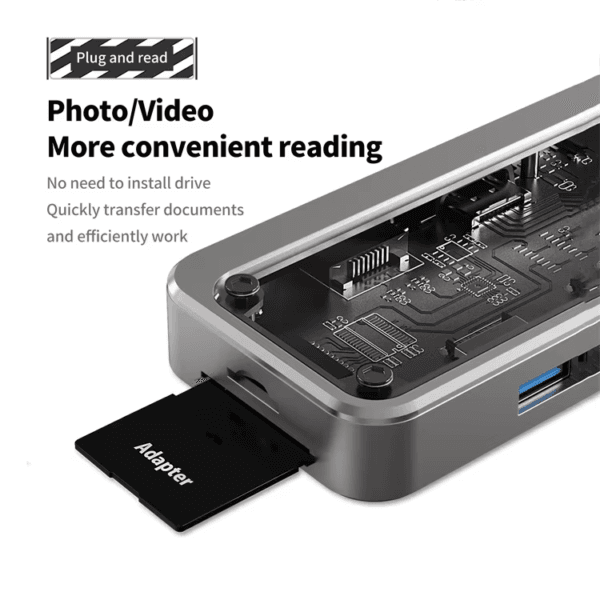 Docking Station USB C Hub With 4K HDTV (14)