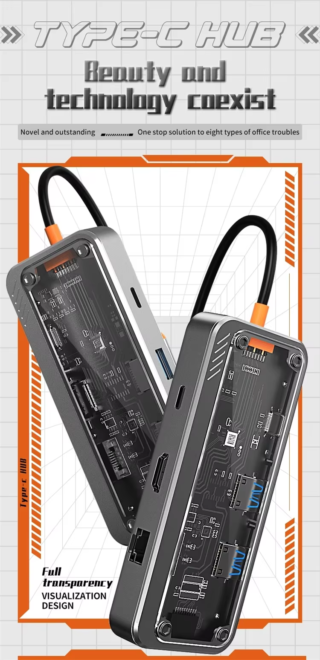 Docking Station USB C Hub With 4K HDTV (15)