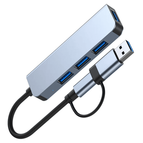 Docking Station Ultra Slim USB Splitter Plug (7)