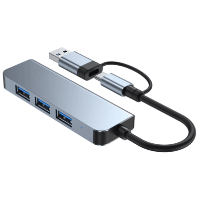Docking Station Ultra Slim USB Splitter Plug (8)