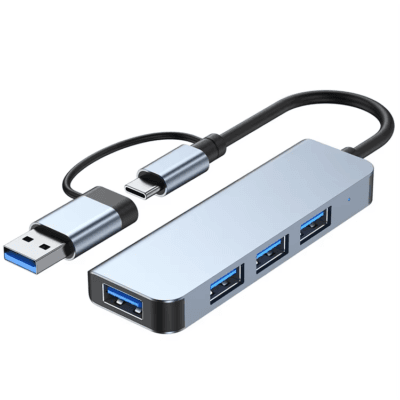 Docking Station Ultra Slim USB Splitter Plug (9)