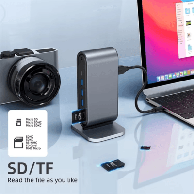 Docking Station with 100W PD USB-C 4K HDTV VGA USB 3.0 (8)