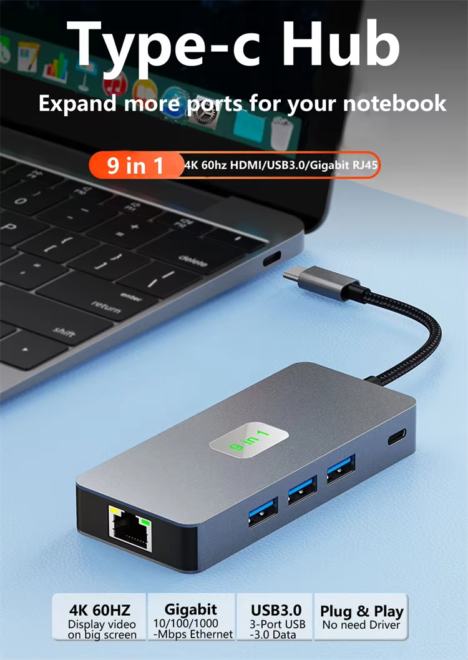 Docking Station with 4K@60Hz (13)