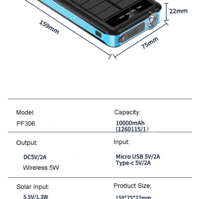 Emergency Flashlight Portable Dustproof Power Banks (1)