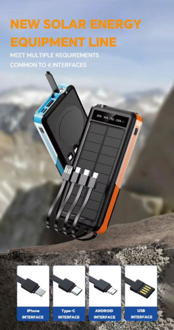 Emergency Flashlight Portable Dustproof Power Banks (10)