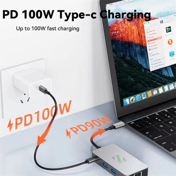 Ethernet USB 3.2 Hub Splitter SDTF Card Reader (13)