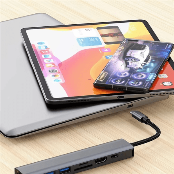 Extender Hub SDTF Card Reader (4)