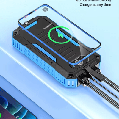 Factory Wholesale Wireless Solar Power Bank (3)