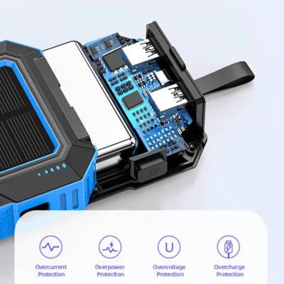 Factory Wholesale Wireless Solar Power Bank (6)