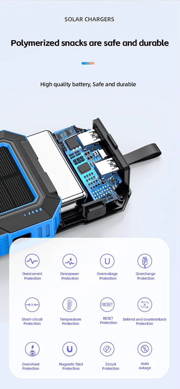 Factory Wholesale Wireless Solar Power Bank (6)