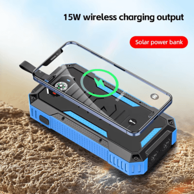 Factory Wholesale Wireless Solar Power Bank (8)