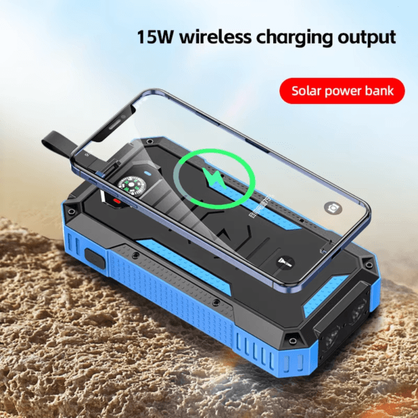 Factory Wholesale Wireless Solar Power Bank (8)