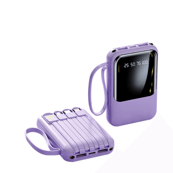 Fast Charging Power Bank Built-in Cables (5)