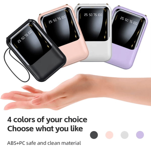Fast Charging Power Bank Built-in Cables (7)