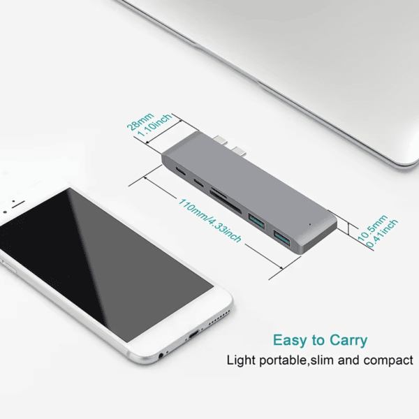 Female Port Usb Hub C 3.0 Multi for Macbook (1)