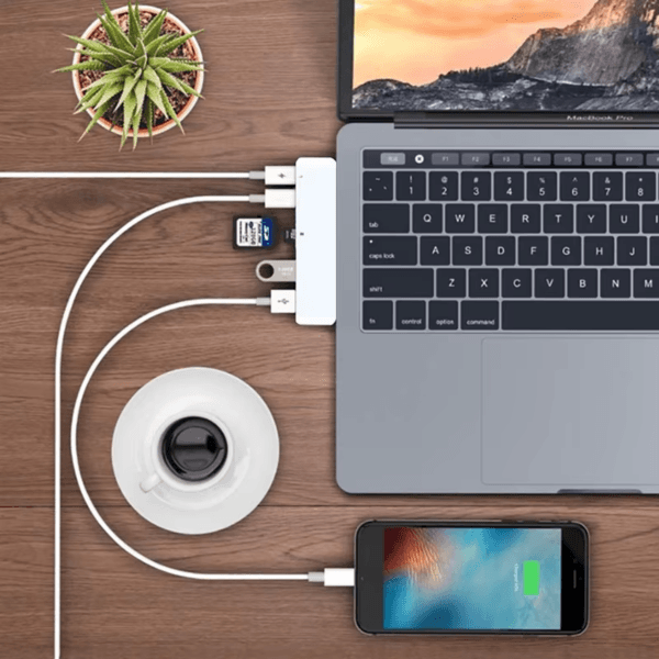Female Port Usb Hub C 3.0 Multi for Macbook (6)