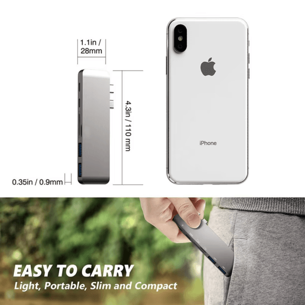 Female Port Usb Hub C 3.0 Multi for Macbook (9)