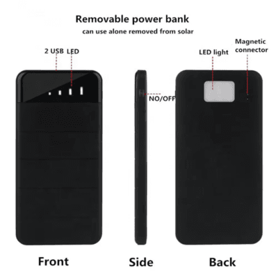 Foldable Detachable Solar Power Bank (2)