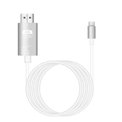 4K 30Hz USB C to HDTV Cable 4K Type C to HD Thunderbolt3 Cable Adapter for MacBook Samsung Galaxy S10 Huawei P30 Pro Xiaomi