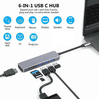 HDTV Charging Hub Expansion Dock (5)