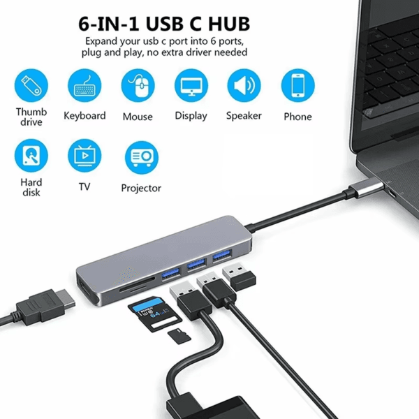 HDTV Charging Hub Expansion Dock (5)