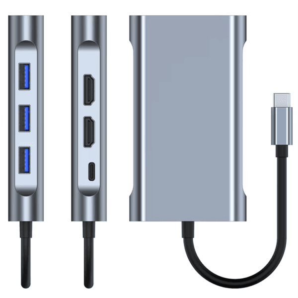 HUB to Dual HDTV Adapter OTG Vga RJ45 (9)