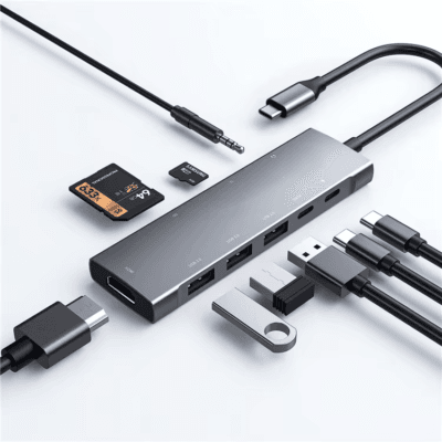 Hub Audio Port Hub SD Card Reader TF Card Reader (2)