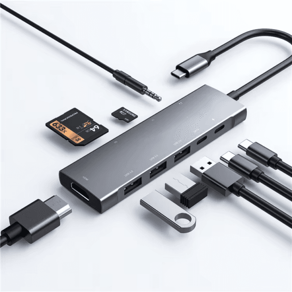 Hub Audio Port Hub SD Card Reader TF Card Reader (2)
