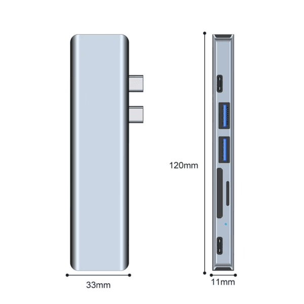 Hub Pd High Speed Adapter Hubs for Macbook (8)