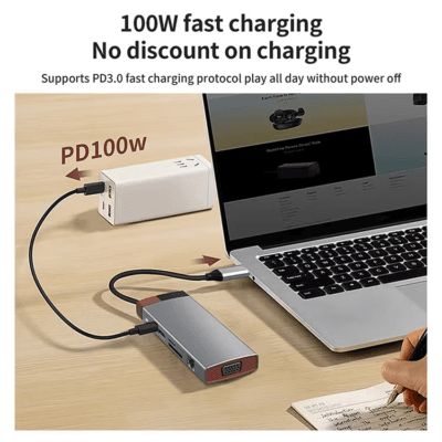 Hub to HDTV Laptop Dock Station for Macbook (2)