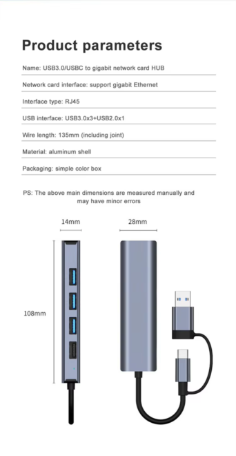 LAN Network Splitter for Macbook iPad (7)