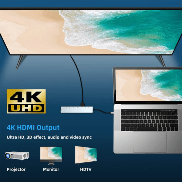 Lan Adapter 4K HDTV for Type C Laptops (12)