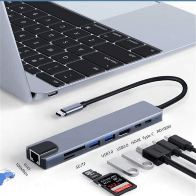 Lan Adapter 4K HDTV for Type C Laptops (13)
