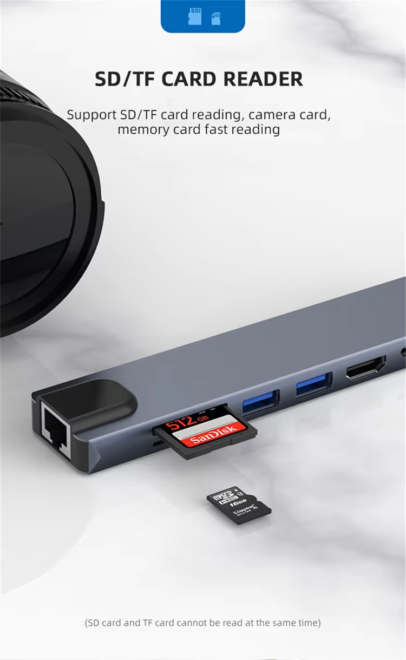 Lan Adapter 4K HDTV for Type C Laptops (15)