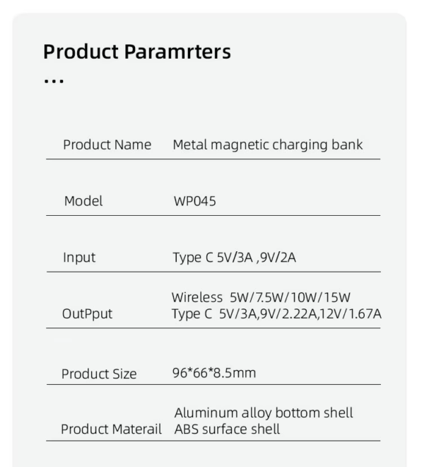 Magnetic Power Banks Super Slim Design (2)
