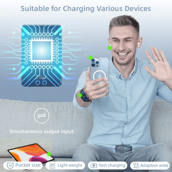 Magnetic Power Banks Super Slim Design (7)