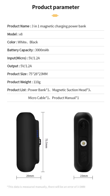Mini Power Bank 3000mAh (5)