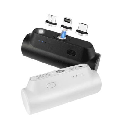 New Magnetic 3 in 1 Power Bank 5000mAh for Iphone Android Portable Battery Charger Mini Power Bank Magnetic Wireless Charger