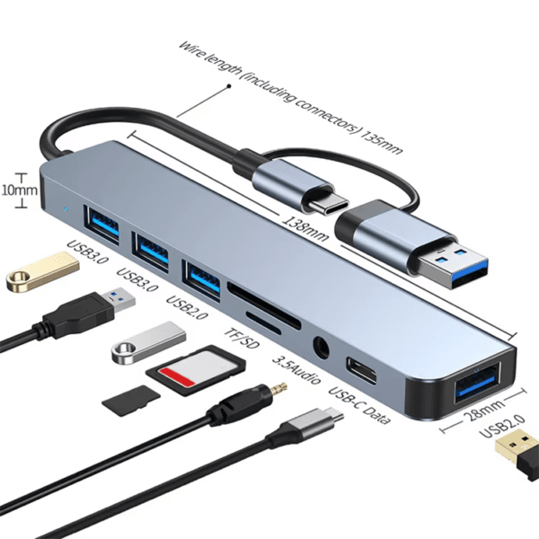 Multi Adapter SD TF Card Reader (4)