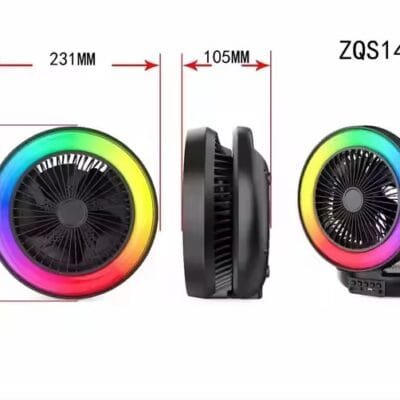Music Box Speaker Mini Fans (2)