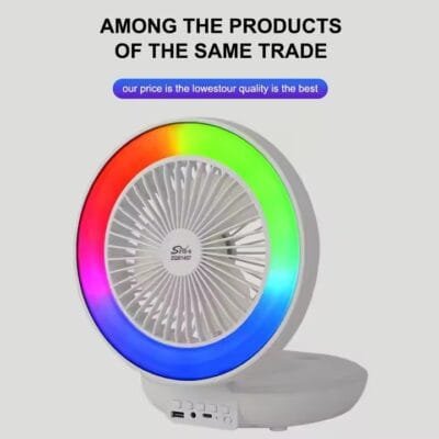 Music Box Speaker Mini Fans (3)