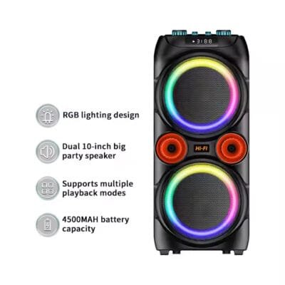 Outdoor Rgb Led Wireless Speaker (8)