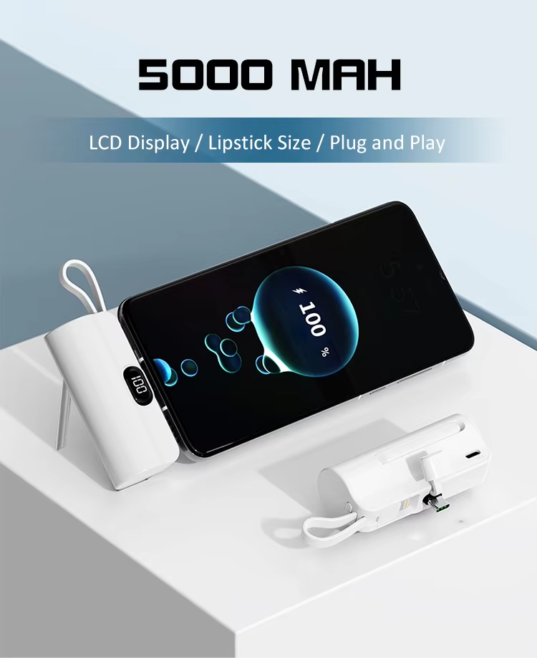 Phone Holder 3 in 1 Mobile Powerbank (2)