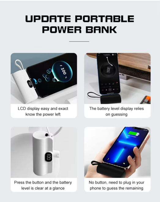 Phone Holder 3 in 1 Mobile Powerbank (6)