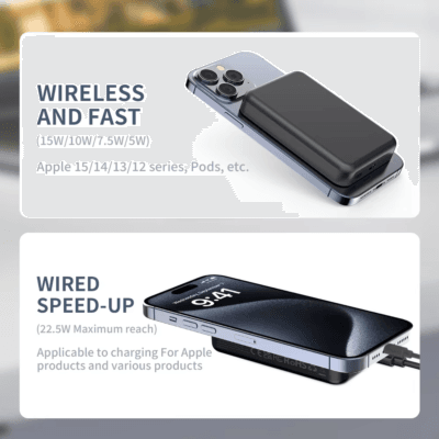 Portable Mobile Charger for iPhone IWatch AirPods (2)