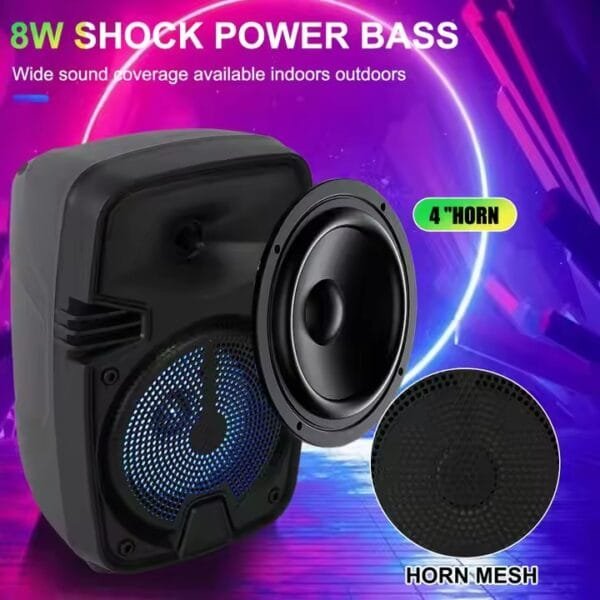 Portable Rechargeable LED Speaker (1)
