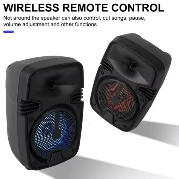 Portable Rechargeable LED Speaker (3)