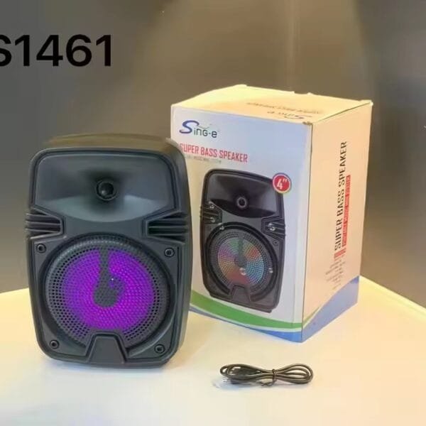Portable Rechargeable LED Speaker (5)