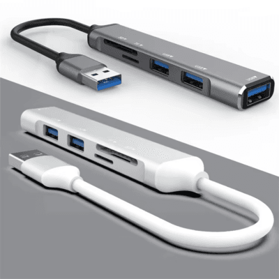 5 in 1 Type C HUB High Speed USB3.0 HUB Splitter Card Reader Multiport With SD TF Ports for Macbook Computer Accessories HUB USB