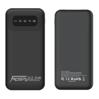 Factory Custom Power Bank 20000mAh Portable Battery Charger 12V 9V 5V External Power Supply With LCD Dual Usb Charger
